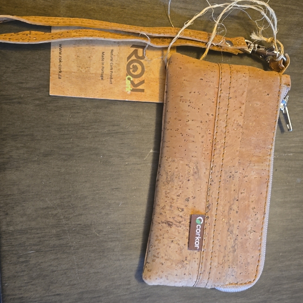 Tan Phone Case with Strap
